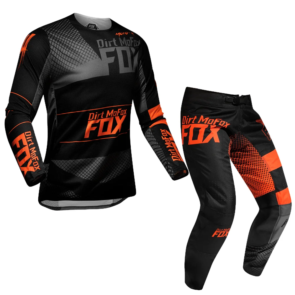 Motocross Racing Gear Set 2022 Dirt Mofox Combo Dier Jersey Pantaloni Adulto Atv Downhill Bike Kit Offroad Moto Suit Mens