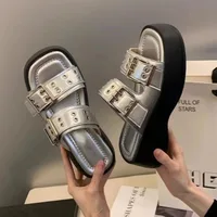 Sandales décontractées confortables et respirantes pour femmes, sandales à la mode, parfaites pour un usage quotidien et des vacances à la plage, neuves 3
