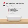 Small Bathroom Vessel Sink White Porcelain Ceramic Lavatory Wash Basin 14.5''x10'' Modern Impact-Resistant Design 365x250x115mm 3