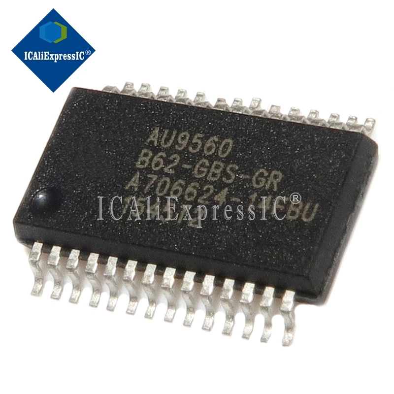 

5PCS AU9560B62-GBS-GR AU9560B62 AU9560 SSOP-28