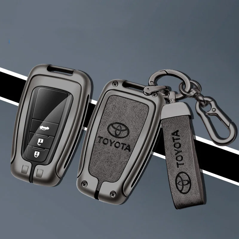 

Car Remote Key Cover Case Holder Shell For Toyota CHR Prado 2017 2018 Prius Camry Corolla RAV4 2017 2018 2019 2020 Accessories