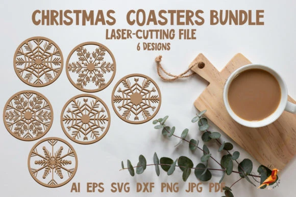 wood pellet making machine Christmas Snowflake Set of 6 Laser Files for Cutting SVG DXF DWG CDR and Digital Multilayer Layout Files Laser Engraving wood pellet press