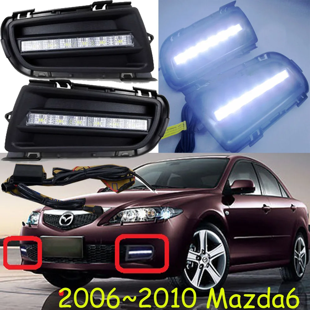 

2006, 2007, 2008, 2009 года для mazda 6, Mazda 6, дневные технические аксессуары для автомобиля, детали DRL, фара для mazda 6, Mazda6, противотуманная модель