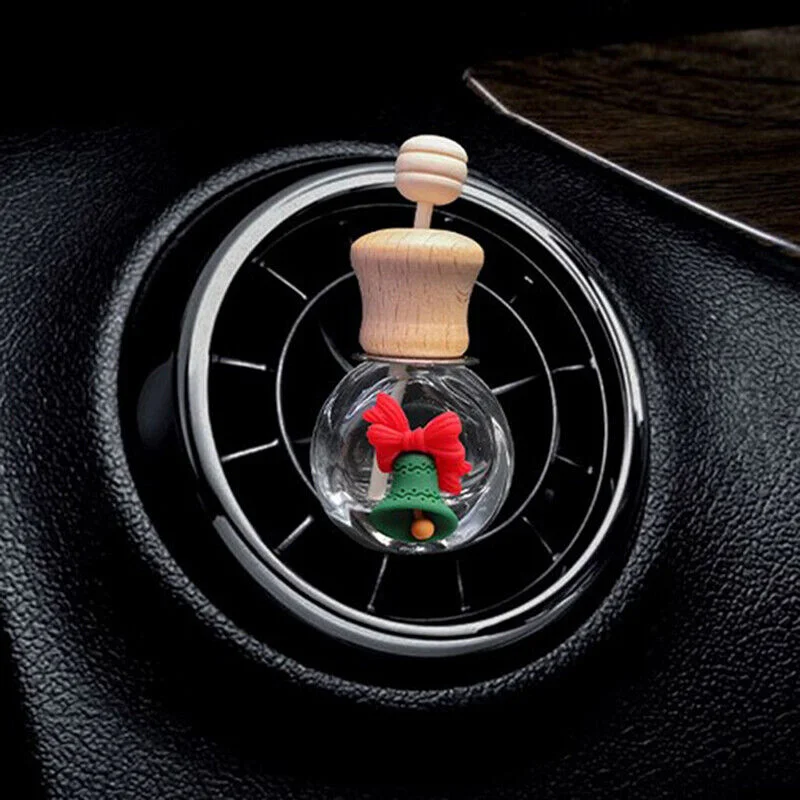 Car Accessories Car Perfume Glass Empty Bottle Air Outlet Perfume Bottle Clip Car Decoration Essential Oil Car Aromatherapy Clip