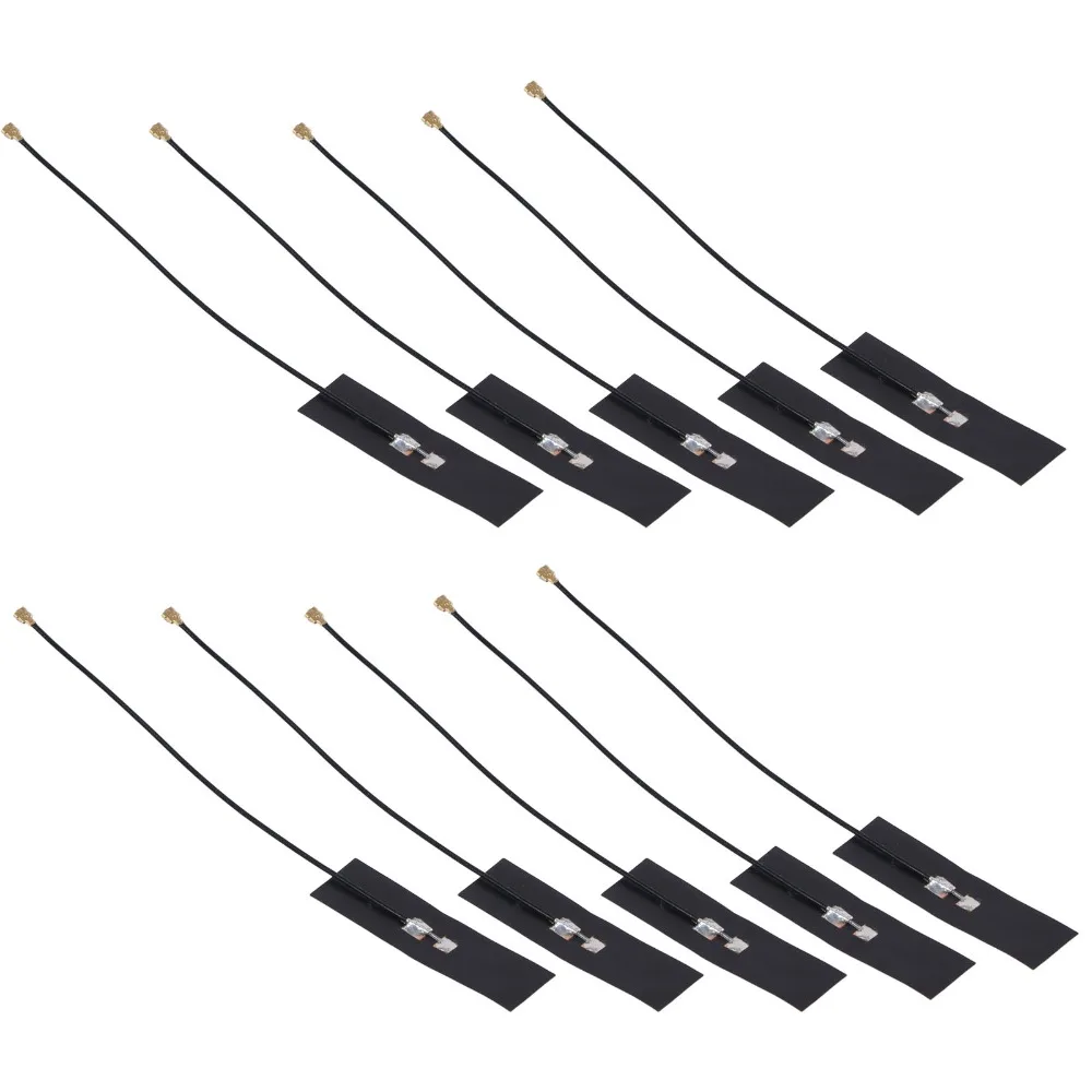IPEX 조인트 용 20Pcs 2.4G/5.8G FPC 안테나 2 주파수 FPC 내장 안테나 고이득 FPC 유연한 안테나 무선 모듈