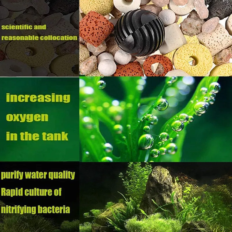 420g 12 in 1 Aquarium Bio Balls Biochemical Ball Filter Media for Aquarium Filter Accessories for Fish Tank 6