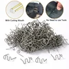 Hot Stapler Staples 100/500/1000PCS Welding Gun Nails Repair Car Bumper Welding Plastic Machine Accessories Parts Tools Kit 3