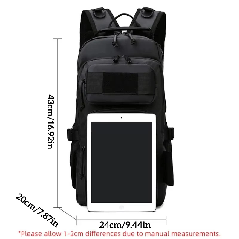 Waterproof Oxford Backpack for Hiking Camping Fishing