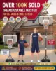 Kids Basketball Hoop 3.2-7.2FT Adjustable, Portable Poolside & Indoor Hoop with 29in Backboard, Enlarged Base