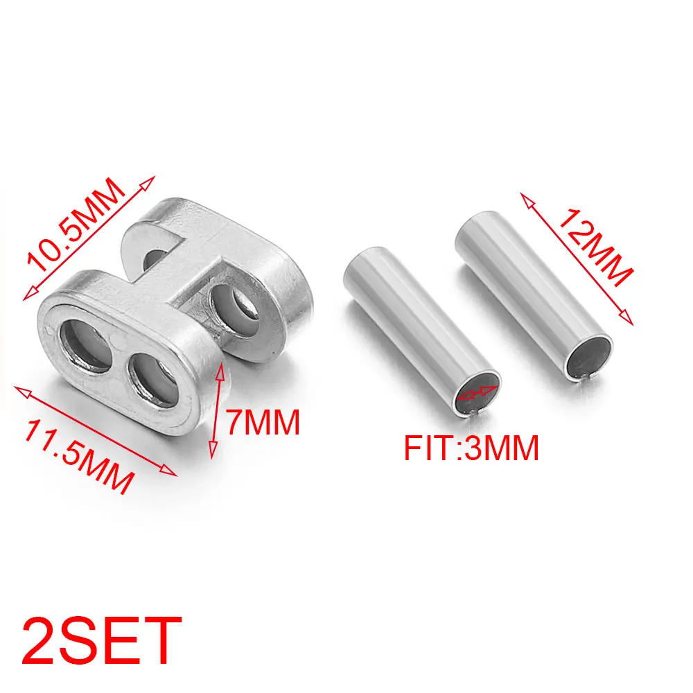 Stainless Steel Leather Crimp End Caps