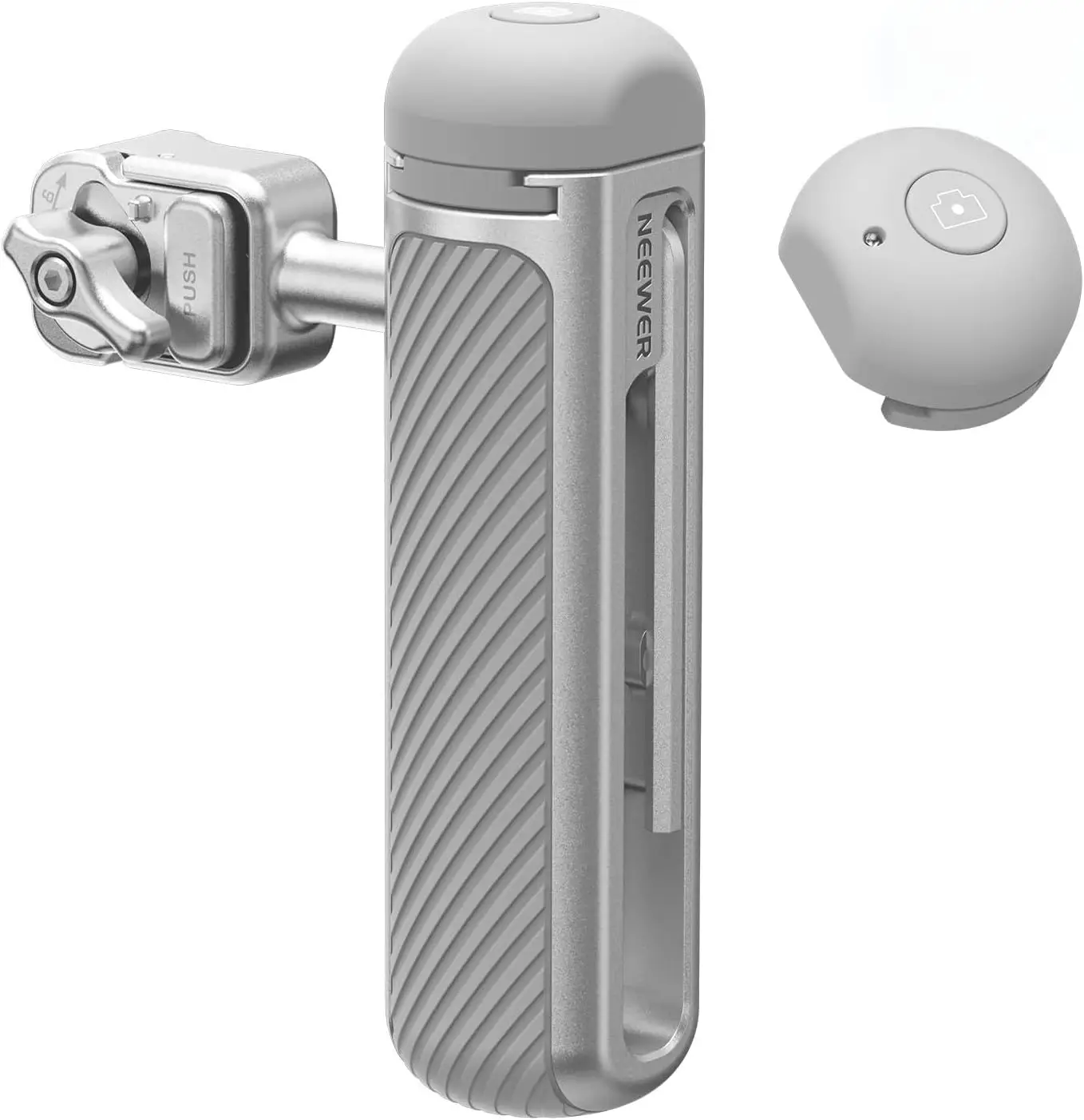 Quick Release Side Handle with Detachable Bluetooth Shutter, 360° Rotation For i