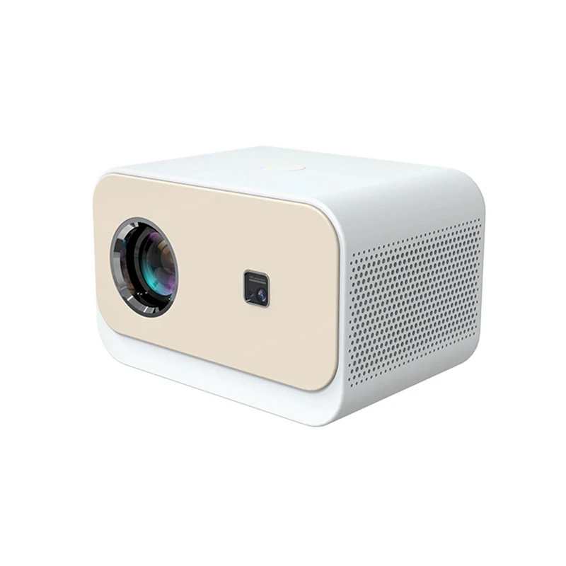 

Smart Projector Electric Focusing White ABS Wifi Projector Portable Home Theater And Office Cinema Projector EU Plug