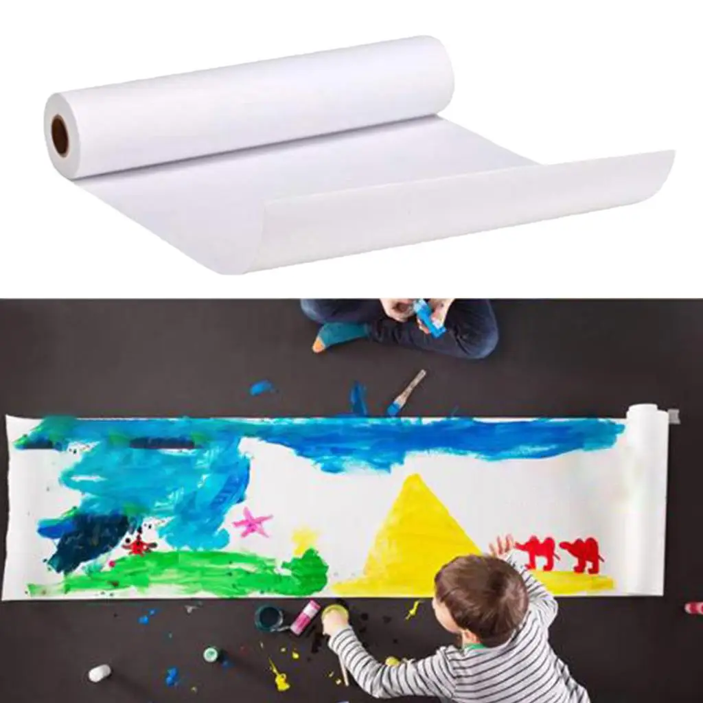 5/5m 어린이용 이젤 종이 롤 그림 공예용 선물 포장지