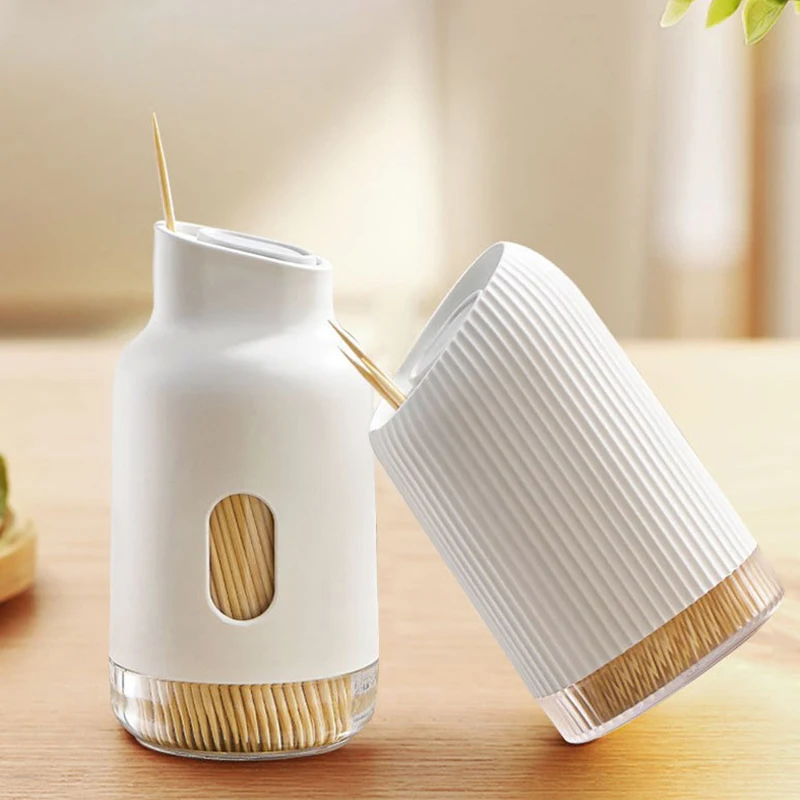 

Portable Toothpick Holder Pocket Toothpick Dispenser Bucket Toothpick Storage Box Home Living Room Dining Room Convenient Life