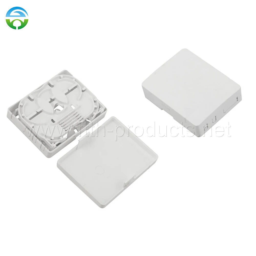 100Pcs 2 Core Ftth Presa A Muro Hy-20-T2C