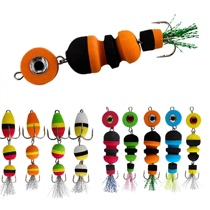 

1Pcs 2g/3g Mandula Bait Artificial Bait Swimbait Wobbler Soft Bait Foam Bait Bait Insect Pesca Bass Pike Foam Artificial Bait