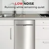 Honeywell 18 Inch Dishwasher with 8 Place settings, 6 Washing Programs, Stainless Steel Tub, UL/Energy Star- Stainless Steel 6