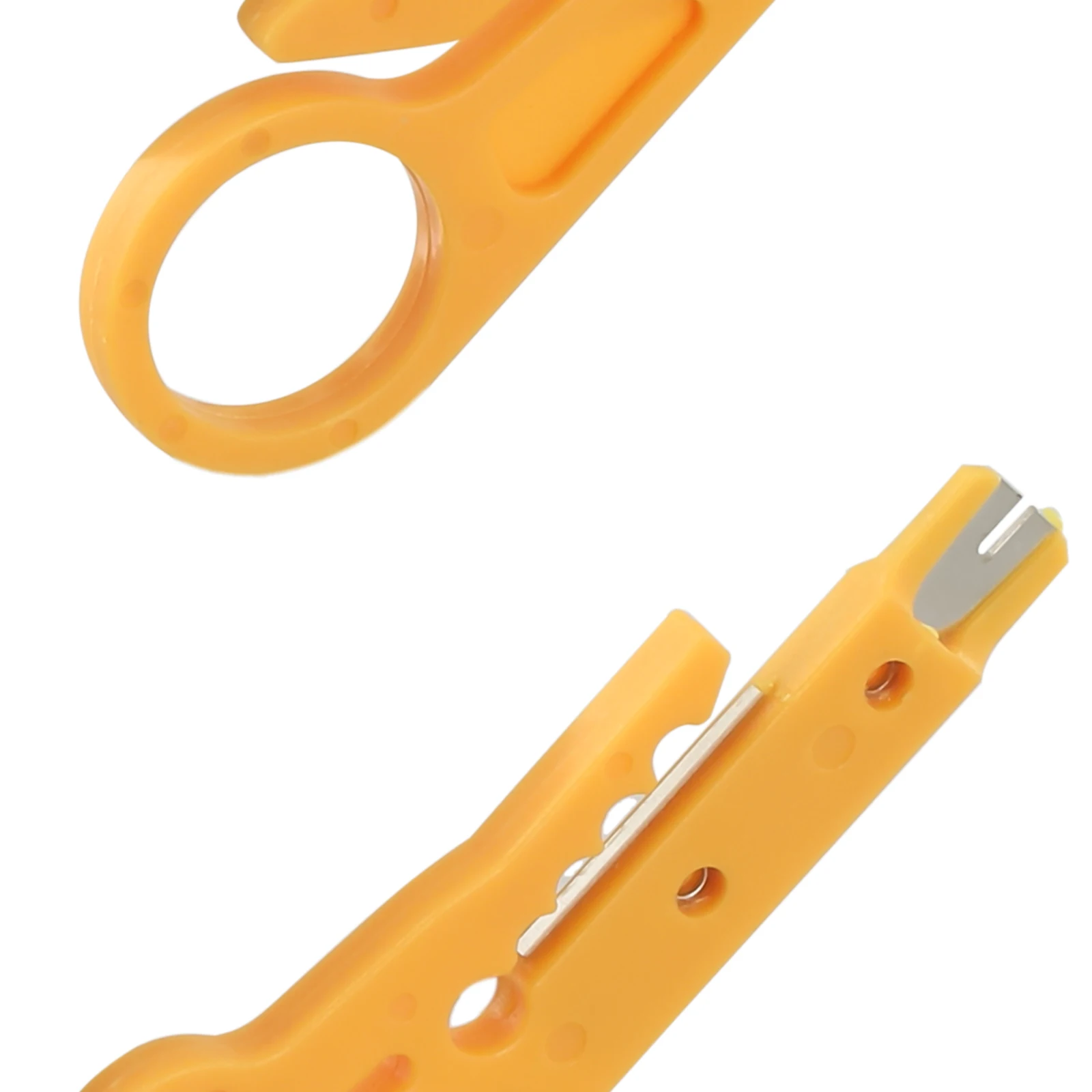 

1pcs Wire Cutter 9cm Connectors Electric Wire Stripper Rimper Pliers Strip Twisted-pair UTP/STP Data Cables Yellow