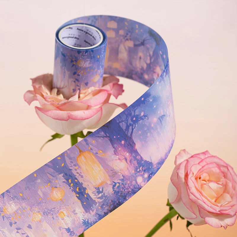 60mm*2m INS Landscape PET Tapes Junk Journal DIY Scrapbooking School Supplies Collage Deco Creativity Tapes Stationery Stickers 5
