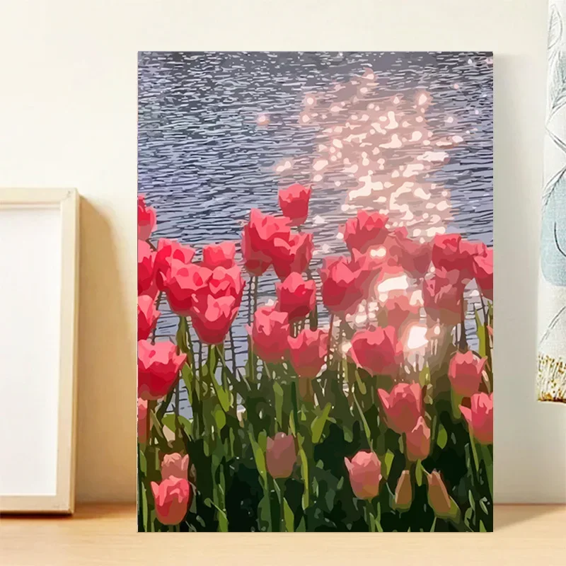 

Цифровая картина маслом 3447059, декоративная картина для гостиной, фон для дивана, Настенная картина