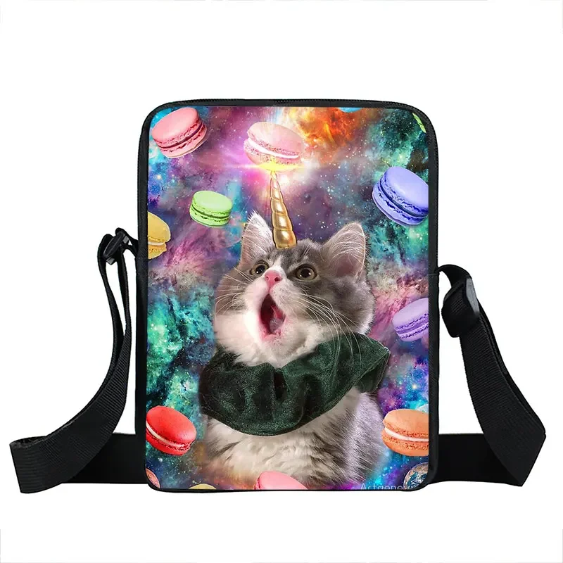 Women Messenger Bag Women Tote Bags Cute Black Maine Cats / Sphynx Cat Print Shoulder Bag Women Handbags Small Clutch Messenger Bag Girls Crossbody Bags