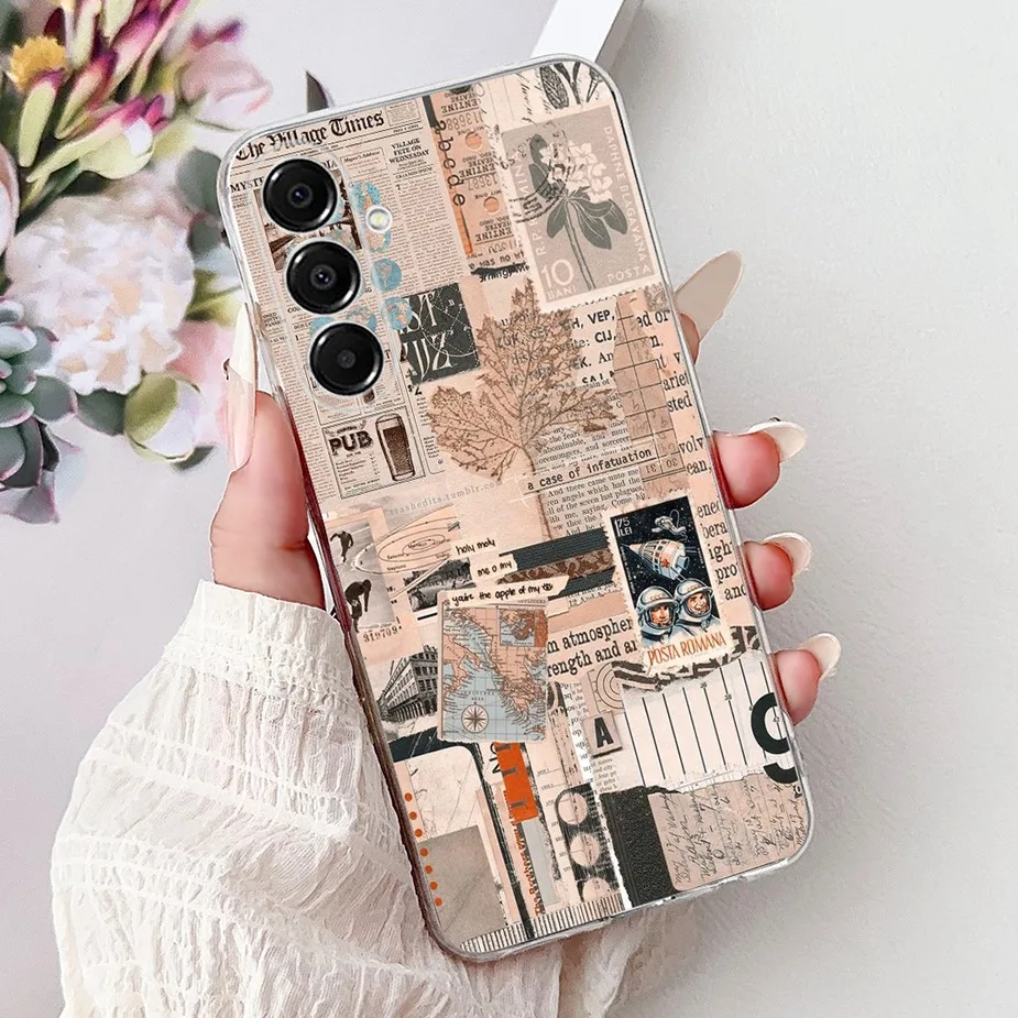 Cute Cat Painted Soft Silicone Phone Case Cover - 6.7