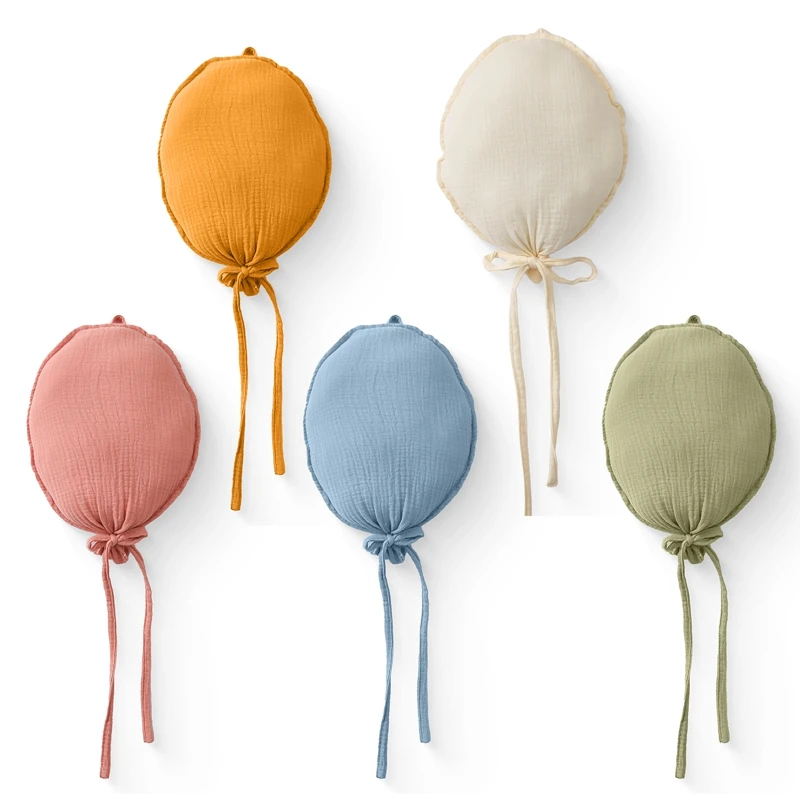 Balloon Wall Hanging Ornaments Cotton Kids Pillow Room Cotton Balloon Hanging Decorations Newborn Photography Props Accessories 1
