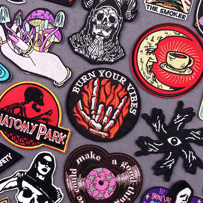 Toppe Ricamate 20 Pezzi Ricamo Farfalla Cucire Ferro Sulla Toppa - Foto 7