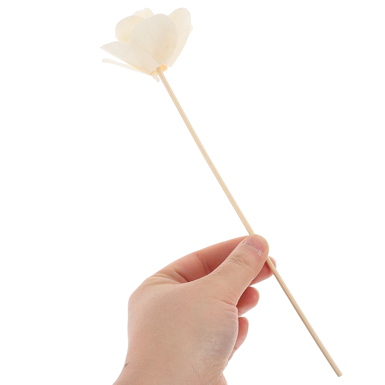 6개입 아로마 디퓨저 스틱과 인조 꽃, 사실적인 꽃 리드 디퓨저, 가정, 사무실, 호텔 장식 필수품