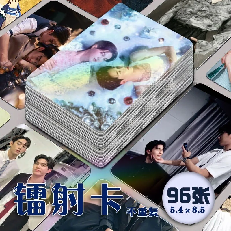 96pcs Thail Star WilliamEst Couple Photo Laser Mini Card