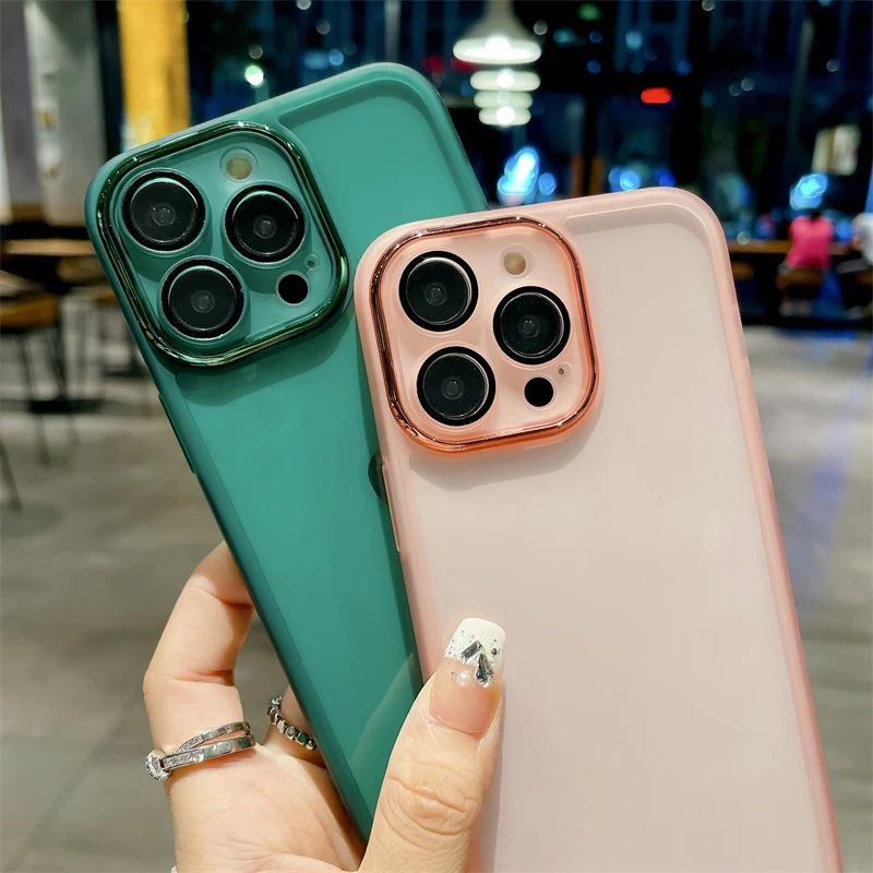 Stoßfeste Handyhülle Mit Kameraobjektivschutz Für Das Iphone_voghion.com