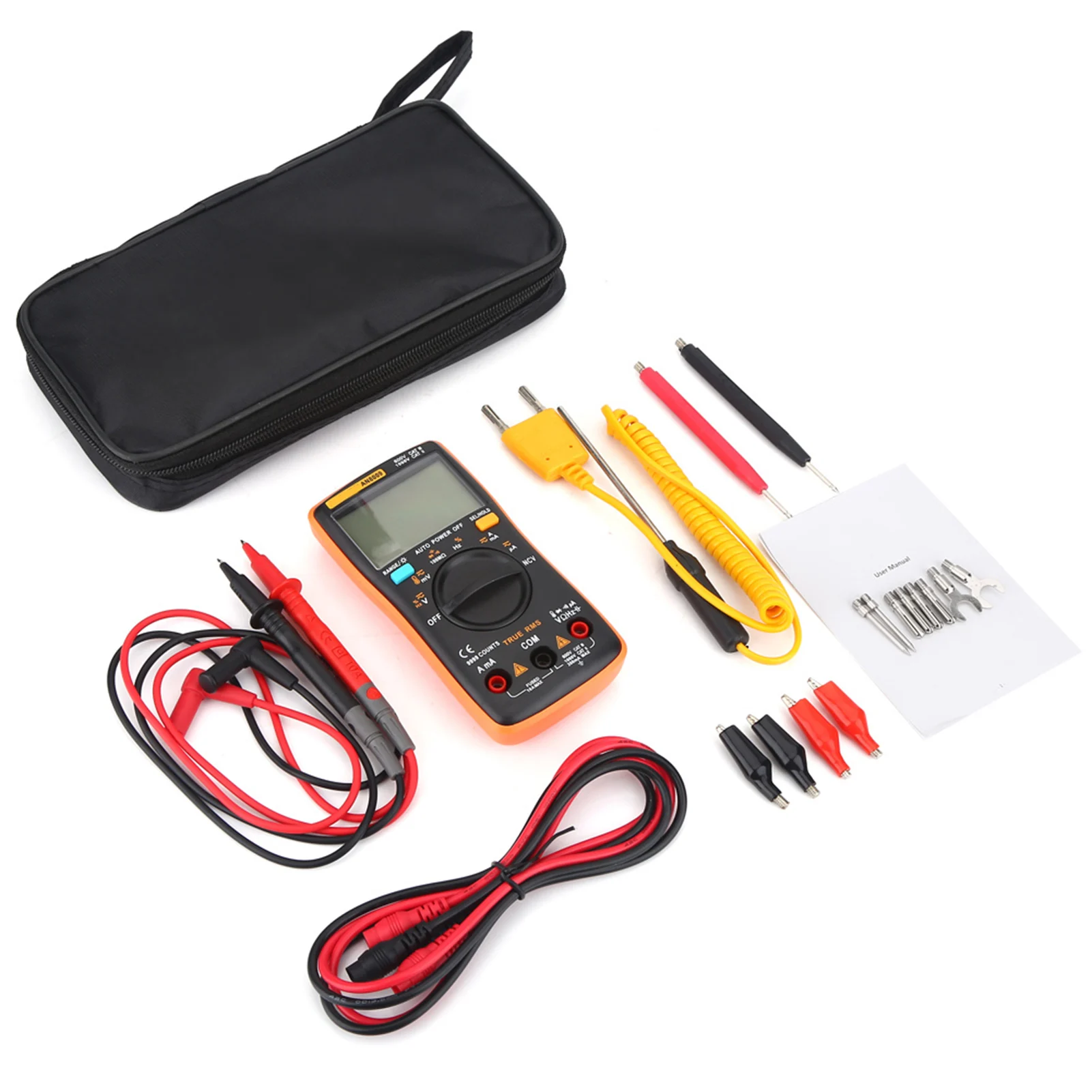 Auto Range Multimeter ANENG AN8009 Digital Multimeter Auto Range True RMS AC/DC Voltage Electronic Meter Digital