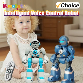 Robot giocattolo intelligente che parla Robot con controllo vocale intelligente Gesto musicale programmabile Danza Giocattoli educativi per bambini per bambini