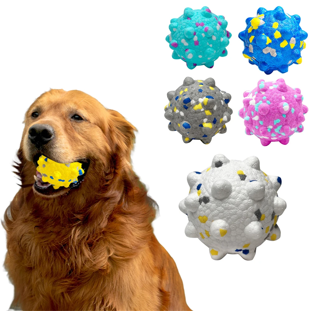 ETPU Spiky Dog Ball Ultra Light High Elasticity Floating On Water Durable Bite Resistant Easy Clean Pet Chew Toy For Dogs 1