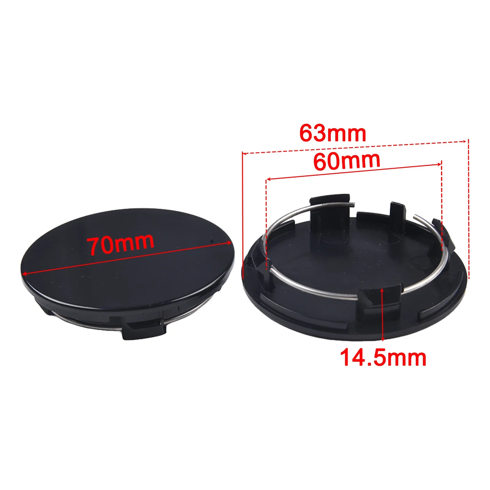 60mm-rosso Zi 4 Pezzi 56/60/65/68mm Coprimozzi Coprimozzo Coprimozzo E Adesivi Con Emblema Per Mazda~p144945406