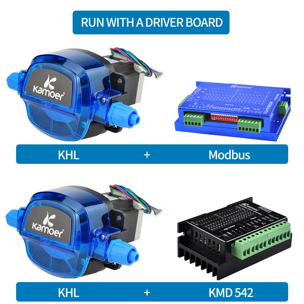 Kamoer 1800ml/min KHL DIY High Flow Peristaltic Pump 24V