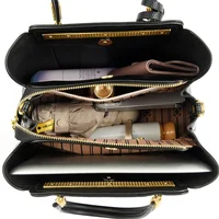 Sacs à Main de Luxe en Cuir Souple pour Femme, Sacoche de Styliste à 3 Couches, à Bandoulière, de Grande Capacité, Fourre-Tout de Shopping 6