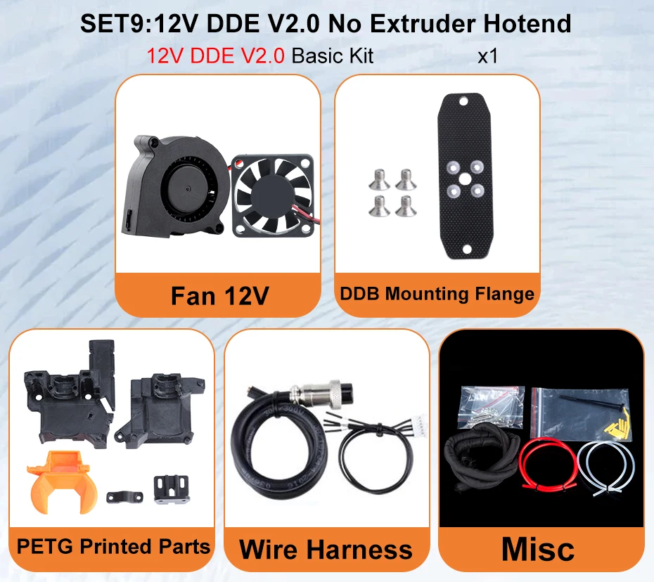 Trianglelab dde v2 unidade direta extrusora plano