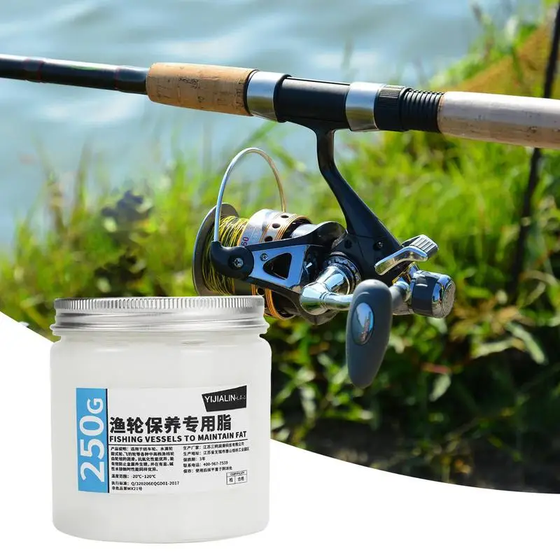 Fishing Rod Lubricant 250g Fishing Gear Maintenance Oil Rust-Proof Rotating Reel Equipment Grease Enthusiasts fishing gear lubricant