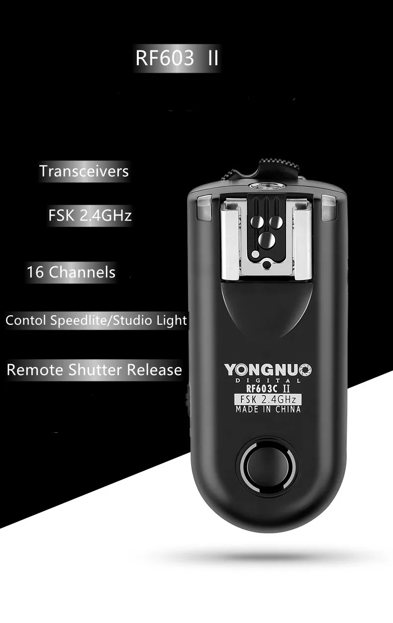 YONGNUO YN-E3-RT II TTL Radio Flash Trigger Transmitter For Canon SLR YN600EX-RT