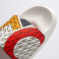 Women's Slippers New Fashion Letter Printed Flip Flops Beach Shoes Multi Scene Universal Women's Silicone Beach Shoes - Image 5