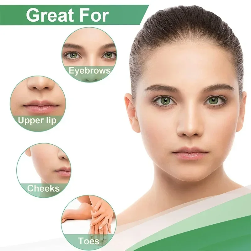 Depilatory Wax Strips For Hair Removal Wax Paper Cold Wax Strips Paper For Face Neck Arm Leg Body Beauty Tools