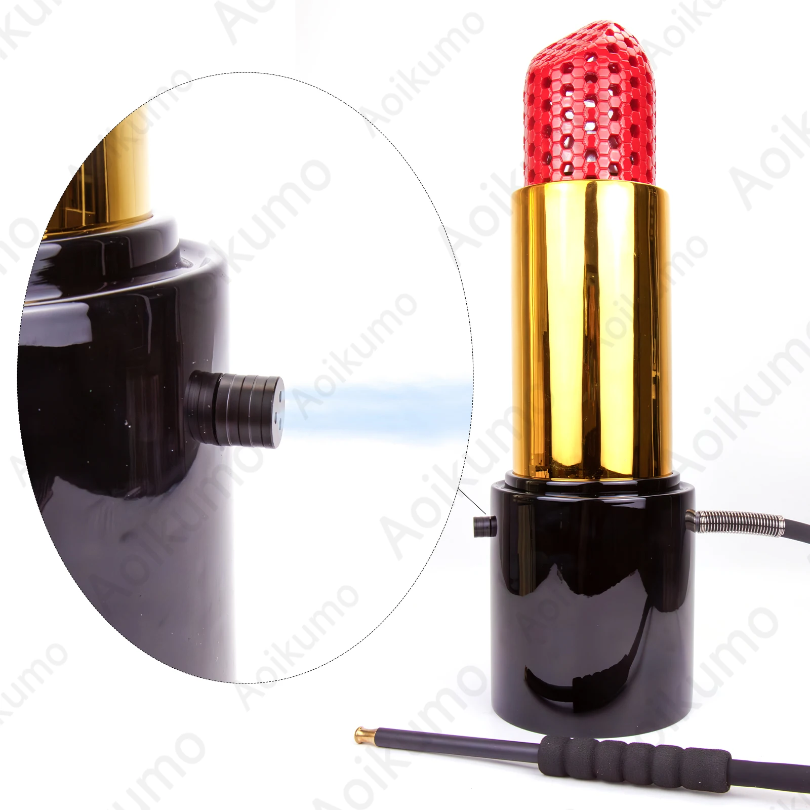 Big Red Lipstick Hookah with All Accessories Luxury Nargile Sheesha Narguile Chicha Cachimbas Shisha Complete Set