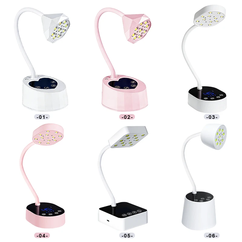 UV LED 네일 램프, 360 °   유연하고 빠른 건조를 제공하는 네일 램프, 에너지 저장 기능, 자동 센서, 휴대용 젤 네일 드라이어 라이트 (3가지 타이머 포함)