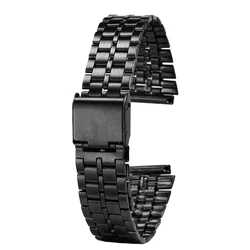 Enhanced Black Resin & Silicone Watch Case and Bezel Kit - Universal Fit - F - 91 (5 - Black strap)