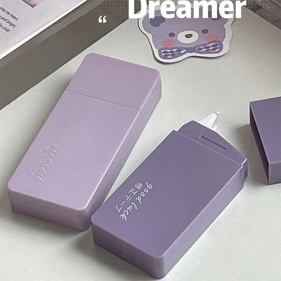 6/12Pcs White Out Correction Tape Cute White Out Tape for Instant Correction Correction Tape Eraser Easy to Use Applicator correction tape,correction supplies