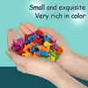Rainbow Counting Animal Traffic Car Early Education Toy Animal Cognition Montessori Math Teaching Assisted Kindergarten Games 2