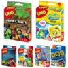 ONE FLIP! Uno Card Uno Board Game Cards Anime Cartoon Figure Pattern Family Funny Entertainment uno Cards Games Christmas Gifts 1