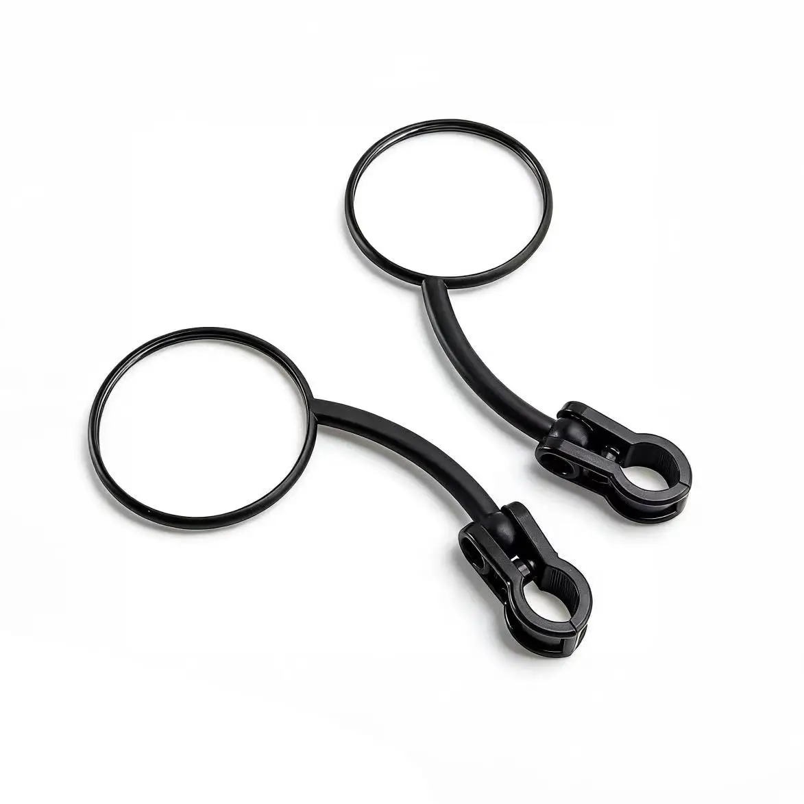 유니버설 22mm 오토바이 핸들바 미러 - 스쿠터, 자전거, ATV, 전기 자전거용 조절식 백미러