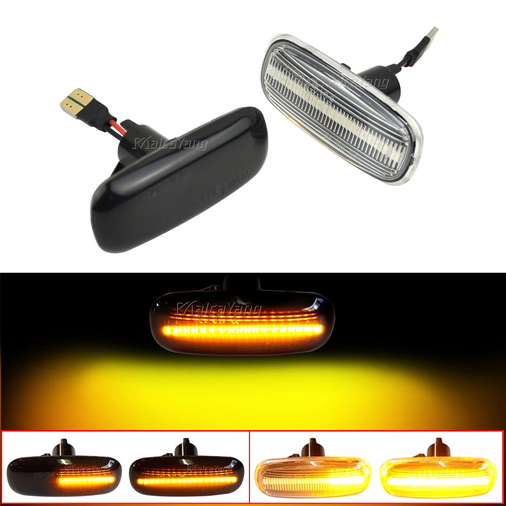 Dynamic Flashing Led Side Marker Turn Signal Light For Audi A3 S3 8L